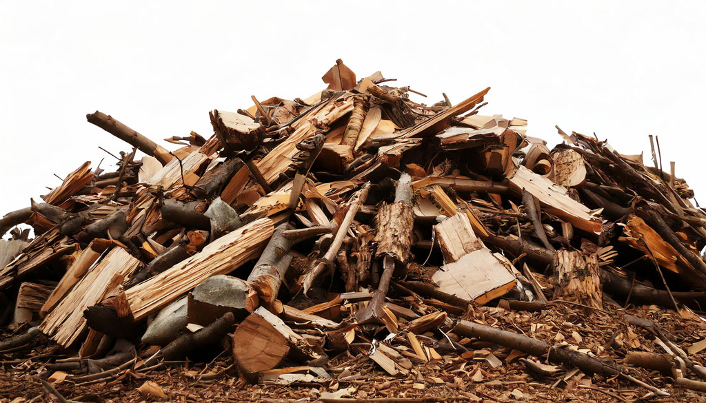 Madera para trituración